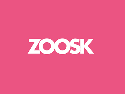 zoosk logo logotype minimal simple typography