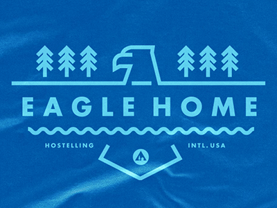 Eagle Home shirt for Hostelling International