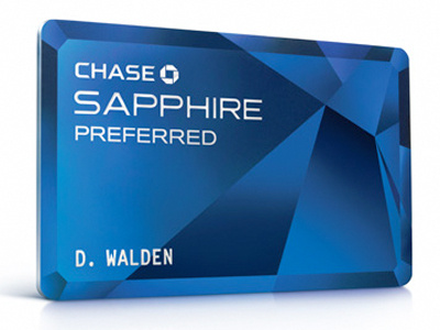 Chase Sapphire Credit Card Design