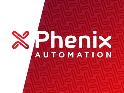 Phenix3 brand identity industrial logo