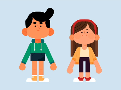 Characters animation character characters design dribbble illustration minimal