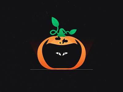 Pumpkin! animation character characters design dribbble halloween illustration minimal pumpkin