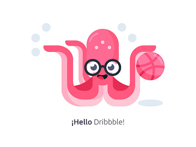 Hello Dribbble! dribbble hellodribbble invitation studio