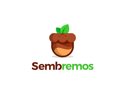 Logotipo Sembremos green logo semilla