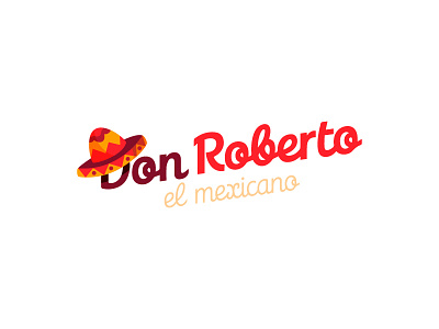Logotipo Don Roberto logo mexican mexico picante
