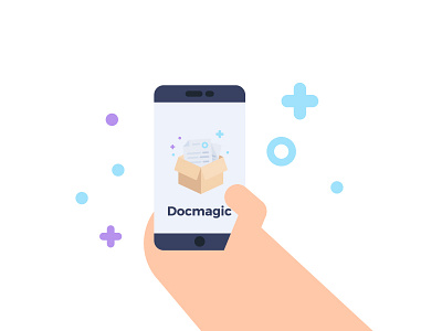 App app box click doc magic minimal phone