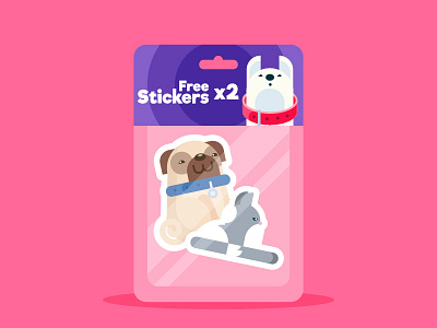 Stickers Pets FREE cat dog free icon illustration pets stickers