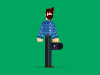 Office 2 character characters design executive flat illustration minimal office characterflat