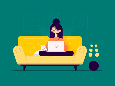 Girl by Formas Studio on Dribbble