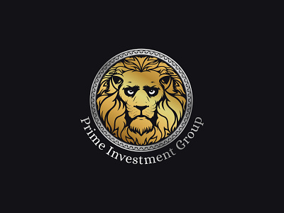 Prime Investment Group | Logo art branding gold gold logo group invest investing investment investment logo lion lion logo lions logo logo design logotype premium premium logo prime vector
