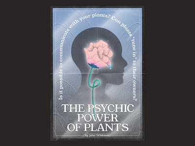 Psychic Plant artwork colours cover artwork design dreams gradient gradient color graphic design graphics illustraion poster vector