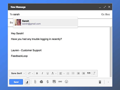 Gmail Composer assets gmail sketch social