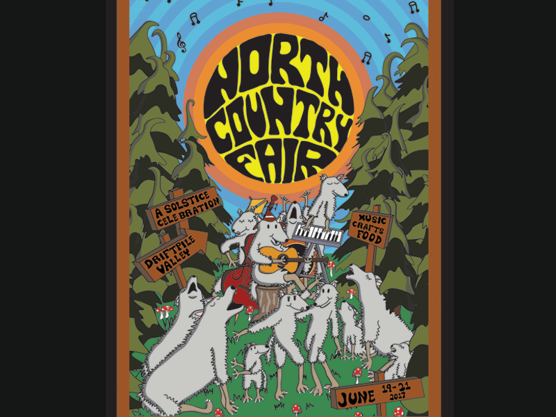 North Country Fair Poster Design