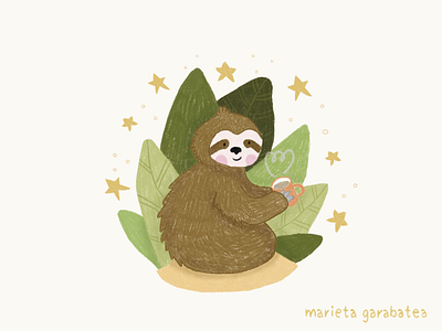 Paul, the sloth animal illustration digital illustration illustration sloth