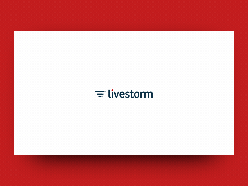 Livestorm Logo Reveal animation branding flat logo motion design startup typography ui vector