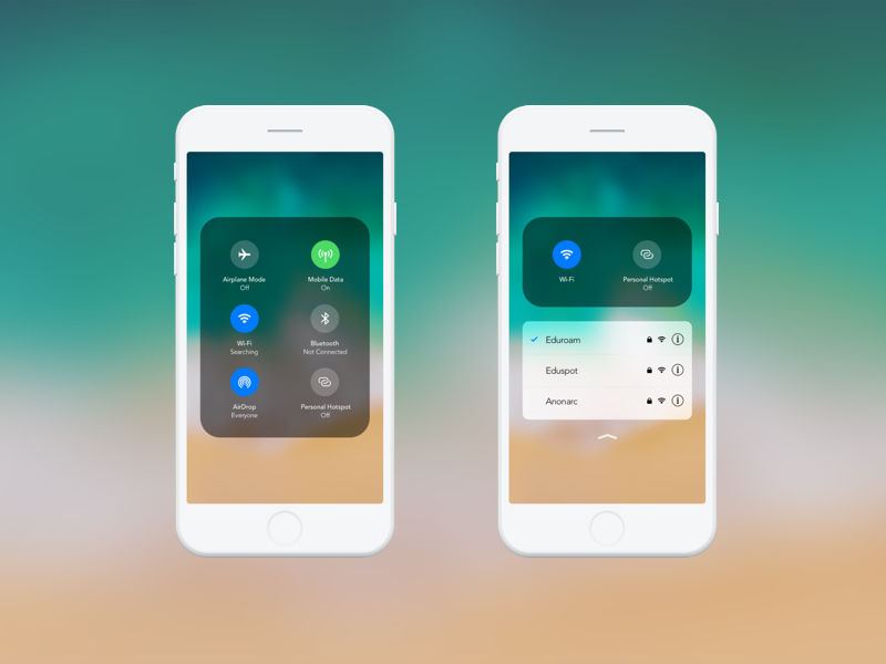 3D touch on wifi ? ios concept ui ux 3d touch apple wifi