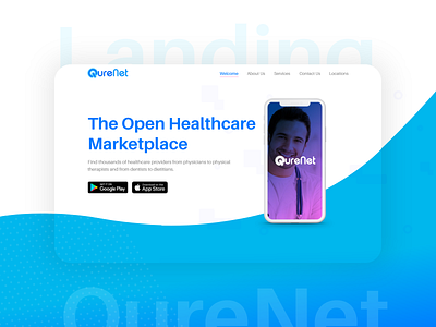 Qurenet - App Landing Page