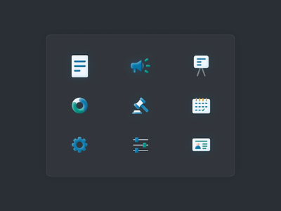 Service Icons - Dark