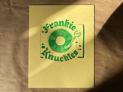 Frankie Knuckles Riso Print