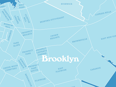 Brooklyn map brooklyn brooklyn nyc design map