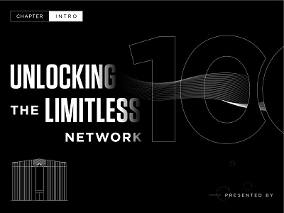 Limitless Network design illustration type typography