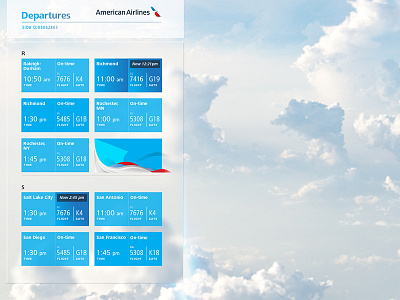 Monitor Departure screen departure digital display flight interactive time