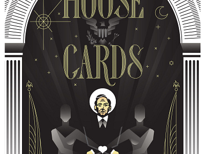 House Of Cards illustration lettering