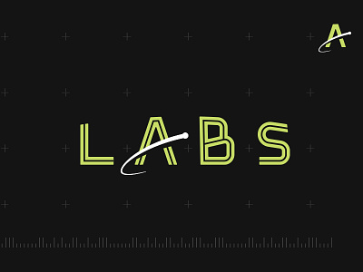 Labs branding design logo science type