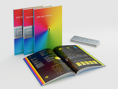 Wrigley 2016 Book book chicago color corporate design gradient layout