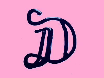 D lettering type typography