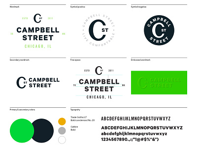 Campbell Street Logo branding logo logodesign logotype