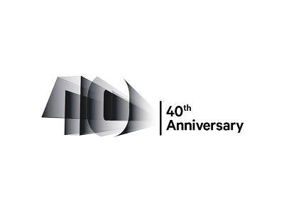 Anniversary Logo gradient logo logo design logodesign logotype type