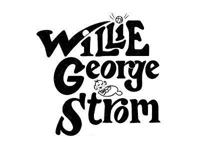 WGS lettering lettering art namecard type
