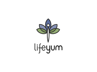 Lifeyum dragonfly lotus flower physical fitness yoga