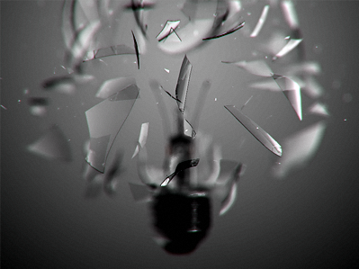 Lightbulb / exploding animation bulb explosion light rendering