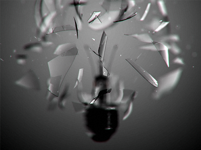 Lightbulb / exploding