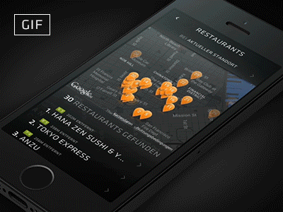 SOOSHI – animated gif 3d animation apple appstore gif interface ios iphone rendering sooshi sushi ui