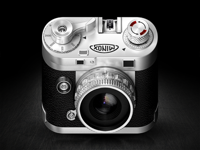 Minox Iphone Icon – 3d 3d camera ios minox rendering
