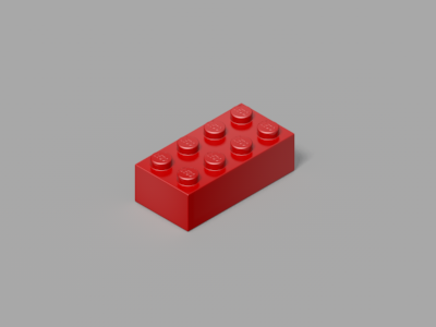 Little Red Brick Rebound brick datz lego philipp rebound red rendering