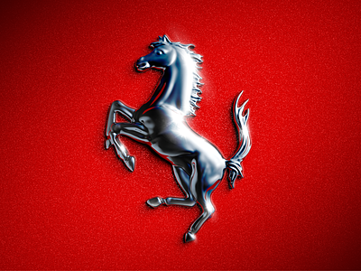 Ferrari Emblem 3d car emblem ferrari francesco baracca horse logo rendering scuderia