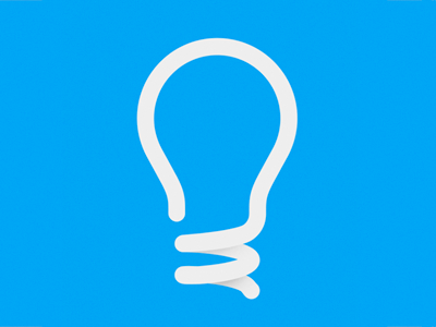 Lightbulb Logo bulb clever.io company light logo simple