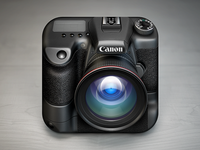 Camera iOS Icon cam camera icon ios iphone ps rendering