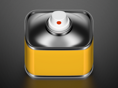 Spraycan iOS icon icon ios iphone rendering spraycan