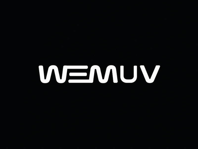 Wemuv Logo art brand branding design logo logo animation logotype logotype design ui