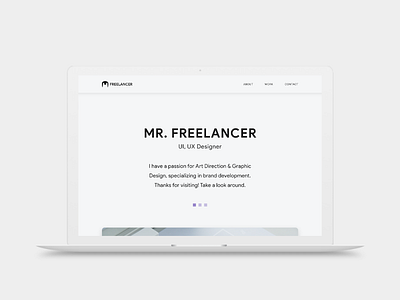 Mr. Freelancer branding concept design freelancer interface material minimalism mobile simplicity user ux