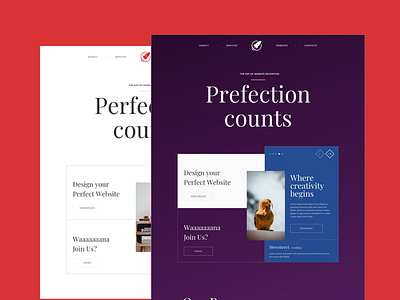 Lunover - Prefection or Perfection blog concept design interface minimal post sketch unsplash web web design