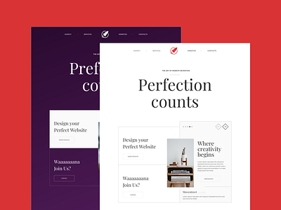 Lunover - Prefection or Perfection blog concept design interface minimal post sketch unsplash web web design