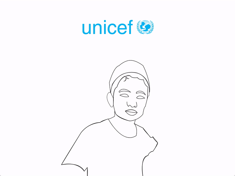 UNICEF | FOR EVERY CHILD concept design flatdesign gifs goblue icon illustration interface logo minimal unicef userinterface