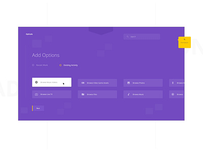 Add Options ( Screen ) adobe xd daily ui design design inspiration design thinking digital art dribbblers experience design flat ui design graphic design responsive design typography ui concept ui trends uiux user flow user interface design uxigers web design website design