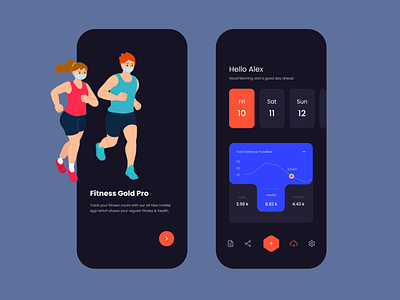 Fitness App Challenge clean color daily ui design design system design thinking development dribbblers exercise fit fitness graphic design gym healthy minimal sport typography ui uplabs workout
